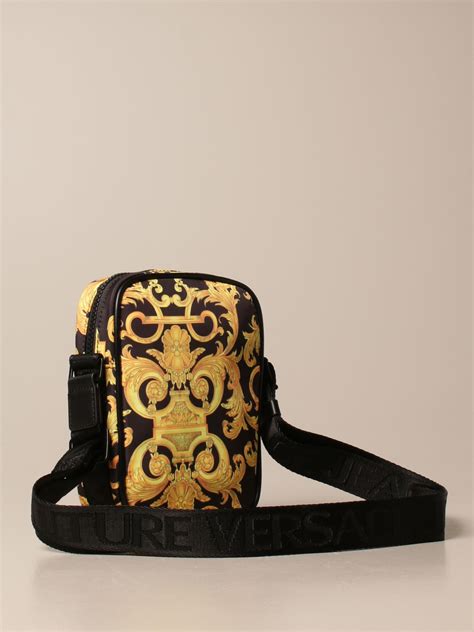 versace bag mens|versace jeans shoulder bag men.